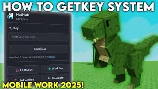 How To Get Key System | Easy Get Key | Easy T Rex | Roblox Script | Mobile Works 2025