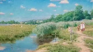 Солнечные пейзажи шведского художника Johan Krouthеn