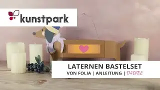 Laterne basteln - Dackel Laternen Bastelset - DIY Anleitung 🐶