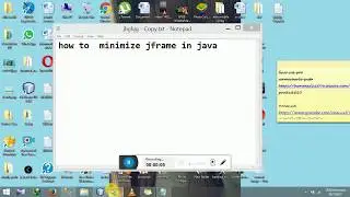 How to minimize and close jframe using code