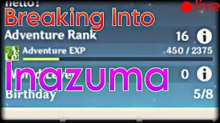 (Failed) Trying to go nto Inazuma at AR16... (Genshin Impact)