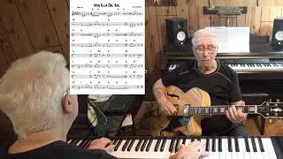 Mas Alla Del Sol - Jazz guitar & piano cover ( Emilio Ponce )