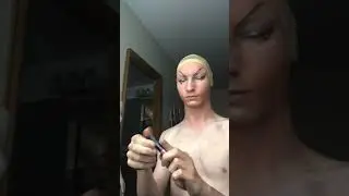 Giving rain Garden party drag queen cosplay makeup time lapse