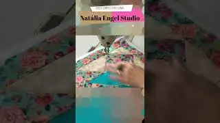 CAPA DE ALMOFADA EM PATCHWORK #natáliaengelstudio #patchwork  #sewing #diy