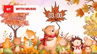 3 Minute Fall Timer with Calming Music!