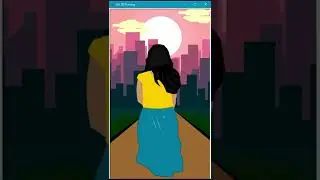 Girl 2D Animation Drawing in Python Turtle