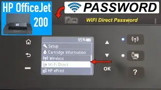 How To Find The Password of HP OfficeJet 200 Mobile Printer ?