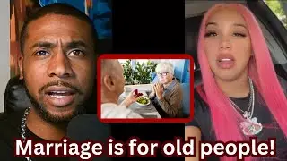 Are people getting married, or is that for old people? #dating #marriage #reaction