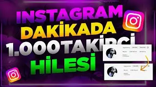 1 DAKİKADA 1.000 İNSTAGRAM TAKİPÇİ - ŞİFRESİZ ÜCRETSİZ İNSTAGRAM TAKİPÇİ HİLESİ 2024