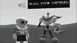 Papyrus gets hit by a truck