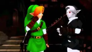 (MMD) Link and Dark Link - There's something on your face