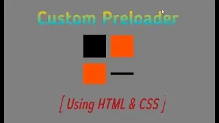 How To Design Custom Loader in ASP.NET. Pure CSS Custom Loader. 