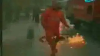 Firebrigade show accident