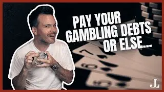 Look What Happens When you Don't pay Gambling Debts. #cardgame #cardtrick #magician #cardmagic
