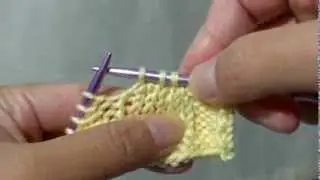 How to knit K2tog (Knit two together) - Right leaning decrease