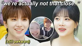 Eunchae & Woonhak admit that they're still awkward w/ each other despite meeting several times