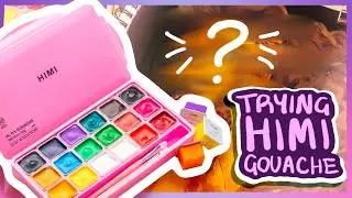 First Impressions of HIMI Gouache 🎨Trying HIMI Gouache for the FIRST Time