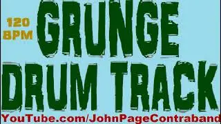 Grunge Drum Backing Track 120 bpm Free Beat Alternative Rock