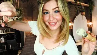 ASMR THE MOST PERSONAL HAIRCUT & SHAVE....EVER! 😍 Whispered Binaural Personal Attention For Sleep