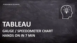 Tableau gauge chart| Tableau custom charts| Speedometer in Tableau