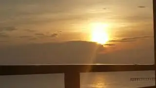 Panama beach sunset