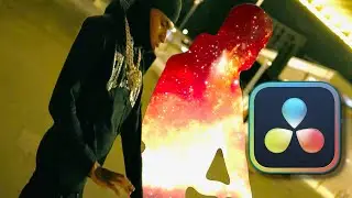 Davinci Resolve 18 Free -Music Video Effects- SILHOUETTE ALPHA EFFECT