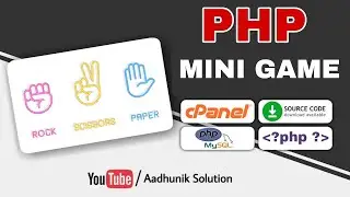 | Mini Game in PHP | Stone Paper Scissors Game In PHP | Free Source Code | Mini Game Project |
