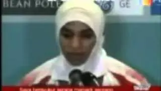 Мусульманка заняла первое место по бегу