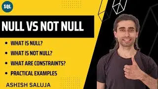 MySQL: Null and Not Null Constraints - Hindi