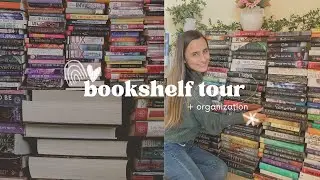 Organize my bookshelf with me | 2023 bookshelf tour