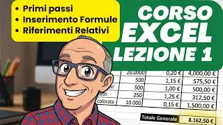Corso Excel in italiano, semplice, veloce e pratico. Lezione n.1
