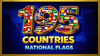 195 Countries National Flags | #nationalflag