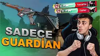 SADECE GUARDİAN İLE RANKED OYNADIM! | Valorant
