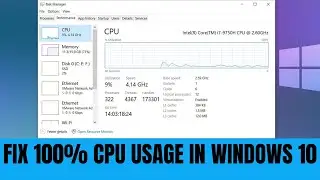💻 How to Fix 100% CPU Usage in Windows 10 | Boost Performance (2025)