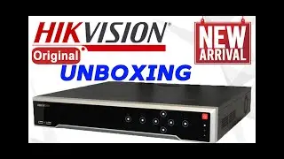 How to unbox and connect the hard disk to a Hikvision 32ch NVR.