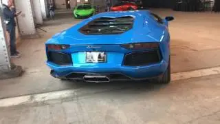 Lamborghini Aventador Cold Start