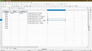 How to use the COUNTIF Function in LibreOffice Calc