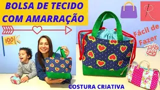 ♥️ FABRIC BAG WITH MOORING 🌟 EASY TO MAKE BAG