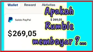 Benar apa tidak, Rumble membayar ? silahkan cek disini