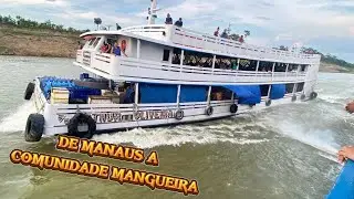TRÊS DIAS DE VIAGEM DE MANAUS A COMUNIDADE MANGUEIRA, E O BARCOS DISPUTANDO CORRIDA !!!   01/10/24
