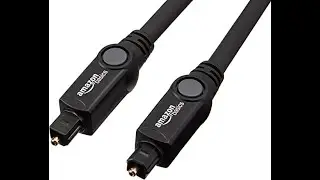 Amazon Basics Toslink Digital Optical Audio Cable, Multi-Channel