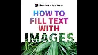 Fill Text With Image in 30secs 😛💫 
