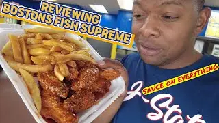 Bostons Fish Supreme In Jackson Mississippi Review #wings #food #catfish
