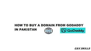 How to buy domain from godaddy in pakistan.