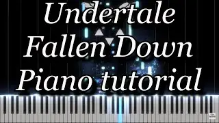 Undertale Fallen Down Piano Tutorial M pianov