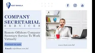Remote Offshore Company Secretary Service To Work Virtually | Host Bangla