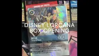 Disney Lorcana is HERE! First Lorcana Booster Box Opening! It was Enchanted!