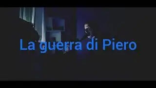 la guerra di Piero. Cover.
