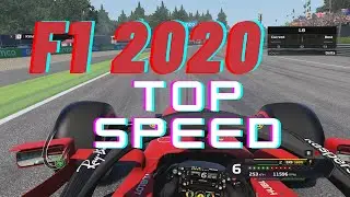 F1 2020 TOP SPEED LIST
