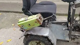 Converting a walk-behind tractor into a motorized tractor with a floating gearbox is a new option.